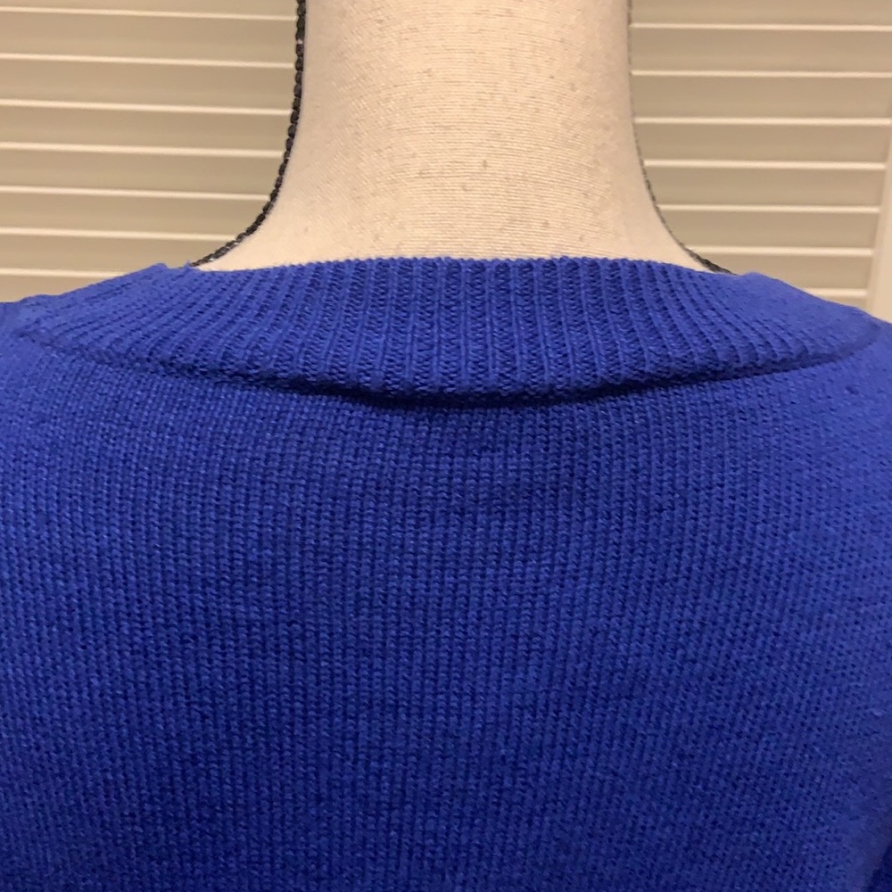 Eileen Fisher Mock Neck Tunic in Royal - Picture 8 of 14